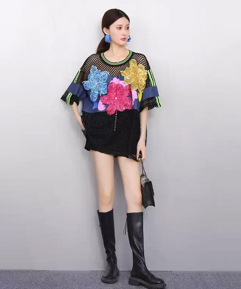 Bloom Mesh Top