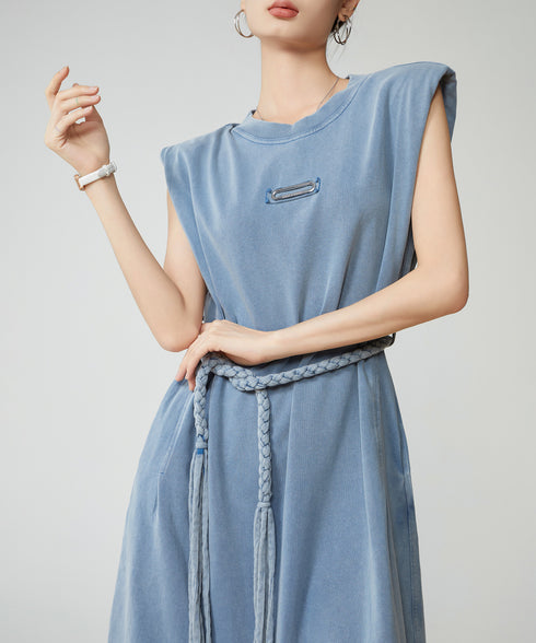 Pigment Drawstring Dress