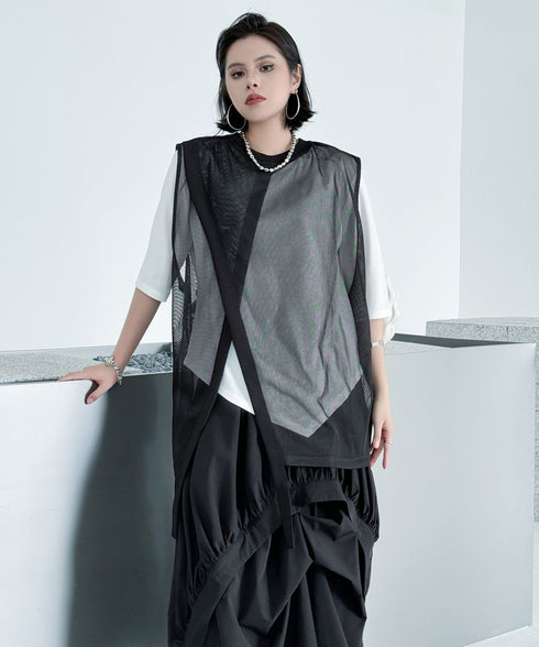 Mesh Layered Vest