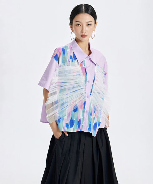 Prism Pleat Blouse
