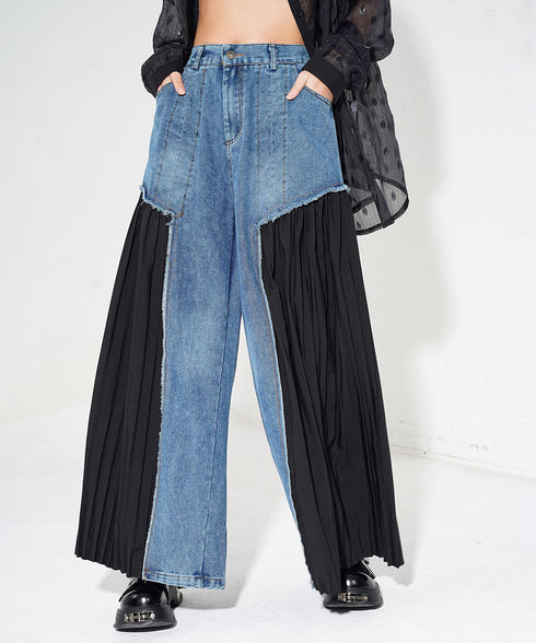 Panel Pleat Pants