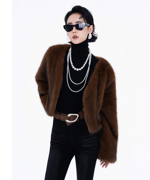 Faux Fur Short Coat