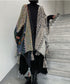 Multi Pattern Knit Cape