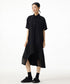 Mesh Panel Flow Dress