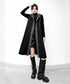 Hood Frame Long Vest