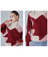 Patch Texture Mix Knit Sweater