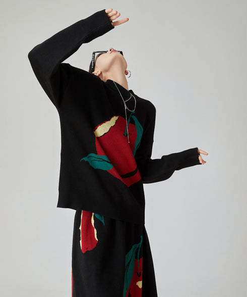 Apple Jacquard Knit Series