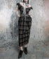 Plaid Fold Line Dress