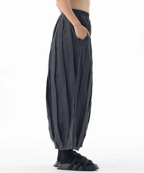 Pleated Volume Balloon Pants