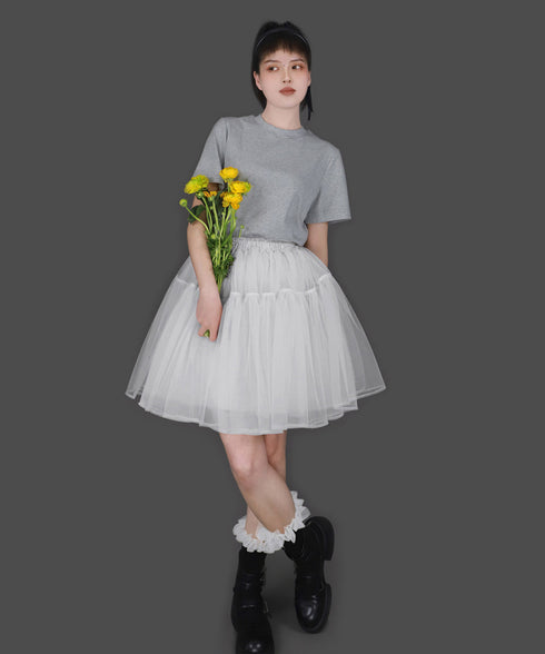 Halo Frill Rib Socks