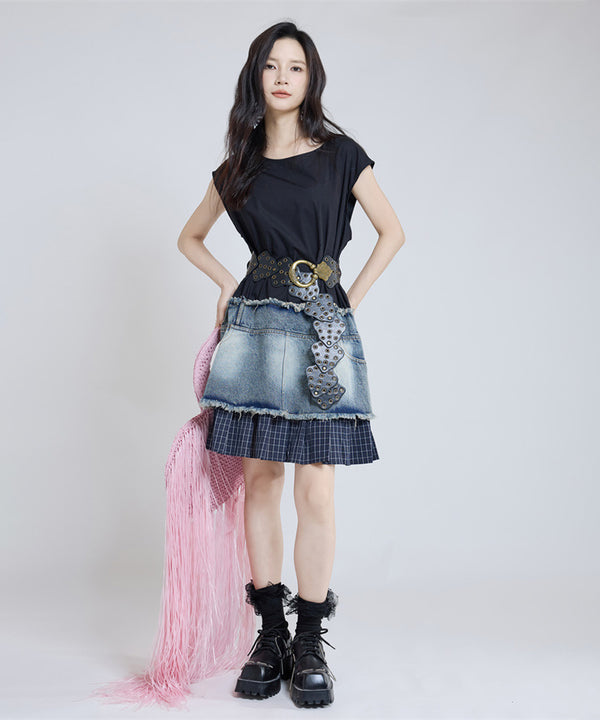 Layer Trim Dress