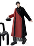 Color Block Long Coat