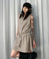 Belted Stripe Dress