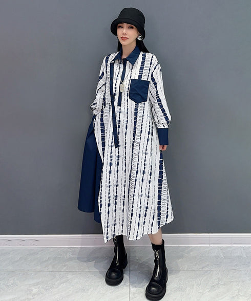 Colorful Graphic Polo Top