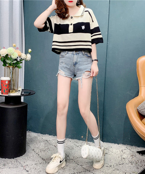 Bold Border Polo Tee