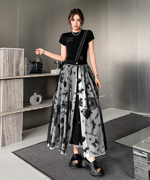 Veil Mark Skirt