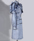 Ruelle Frill Denim Coat