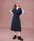 Varsity Hood Midi Dress