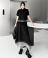 Layer Veil Blouse & Skirt Co-ord