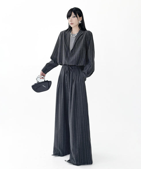 Bicolor Zip Top & Skirt Co-ord