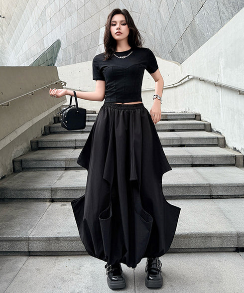 Drape Volume Skirt