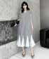 Stripe Veil Dress