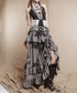 Dark Mist Ruffle Skirt