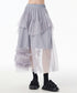 Layered Sheer Mesh Skirt