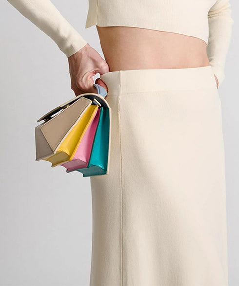 Facet Pleat Bag