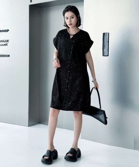 Sequin Dress & Tulle Skirt Co-ord