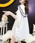 Sailor Flare Collar Tunic Blouse