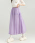 Sheer Balloon Hem Skirt
