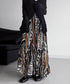 Ethnic Stripe Flow Maxi Skirt