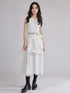 Frill Layered Combination Dress