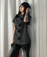 Grid Fold Blouse