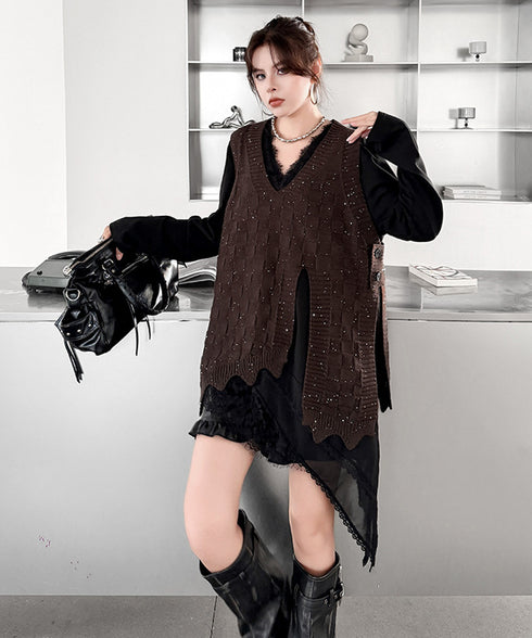 Meridelle Split Vest