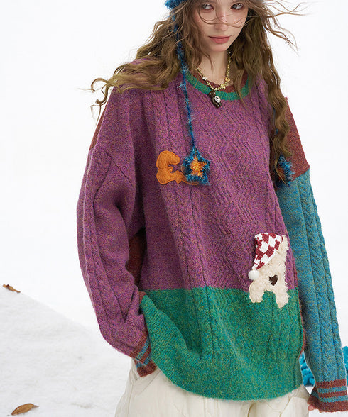 Patch Charm Sweater