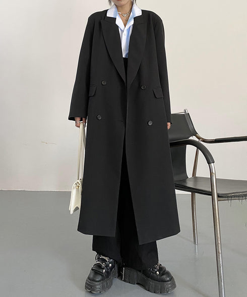 Modern Double Long Coat
