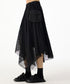 Mesh Layer Pocket Skirt