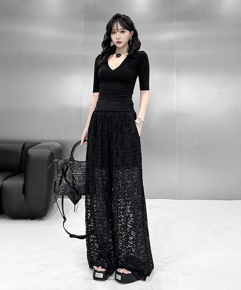 Lace Drift Pants