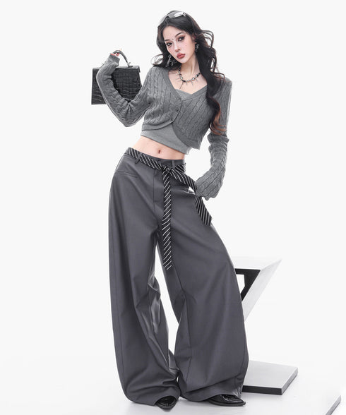 Structured Volume Wide Pants