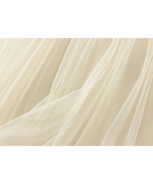 Volume Tiered Tulle Maxi Skirt