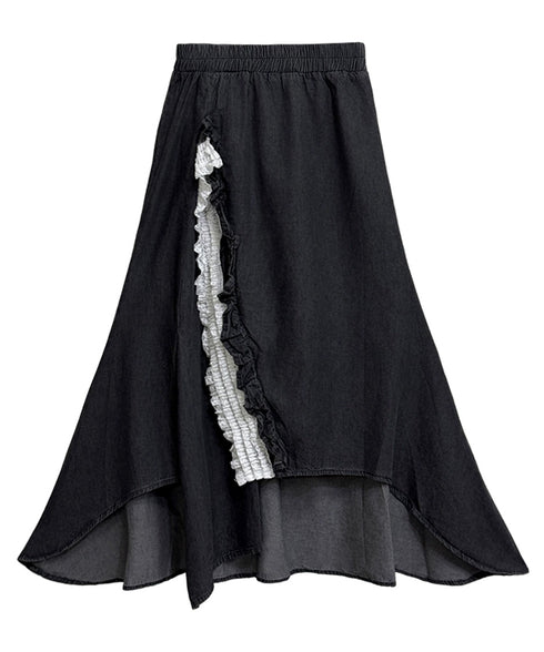Ruffle Line Layer Skirt