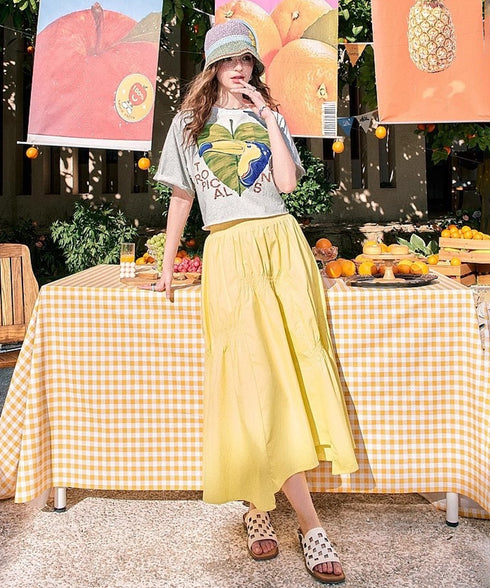 Lemon Drift Skirt