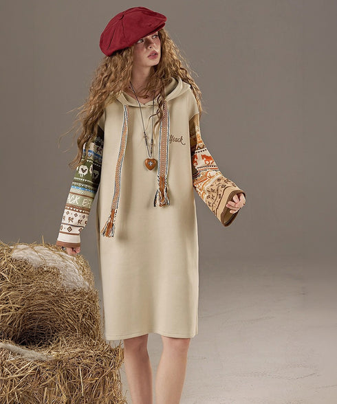 Nomad Knit Hood Dress