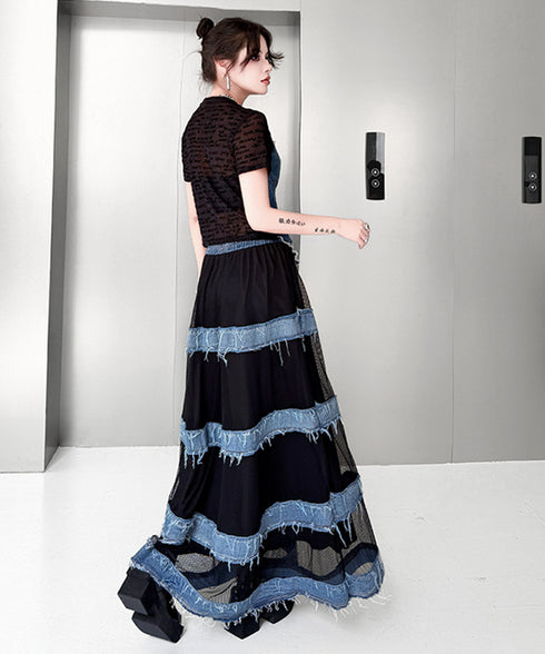 Fray Tier Skirt