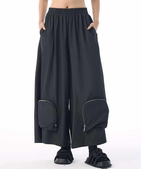 Zip Pocket Wide Pants