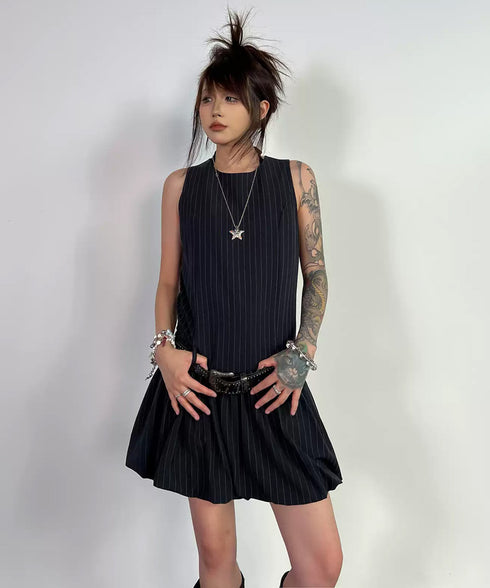 Stripe Bubble Dress