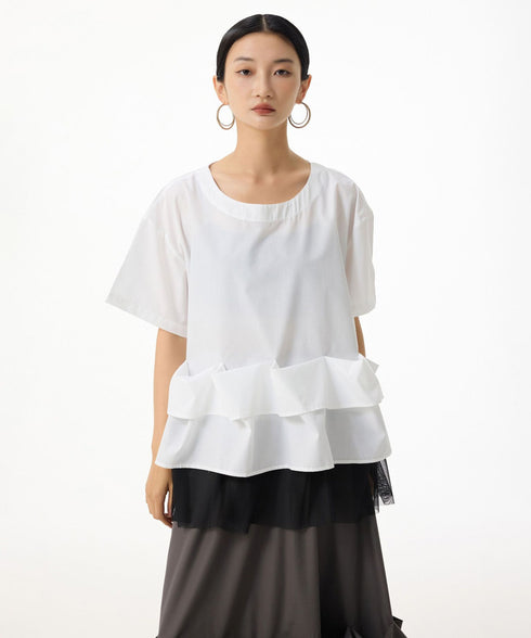 Fold Frill Top
