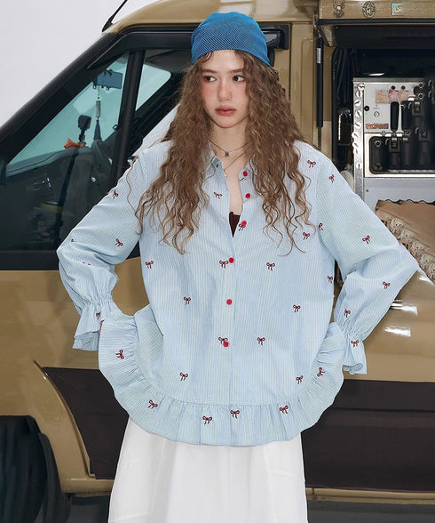Cherry Veil Blouse
